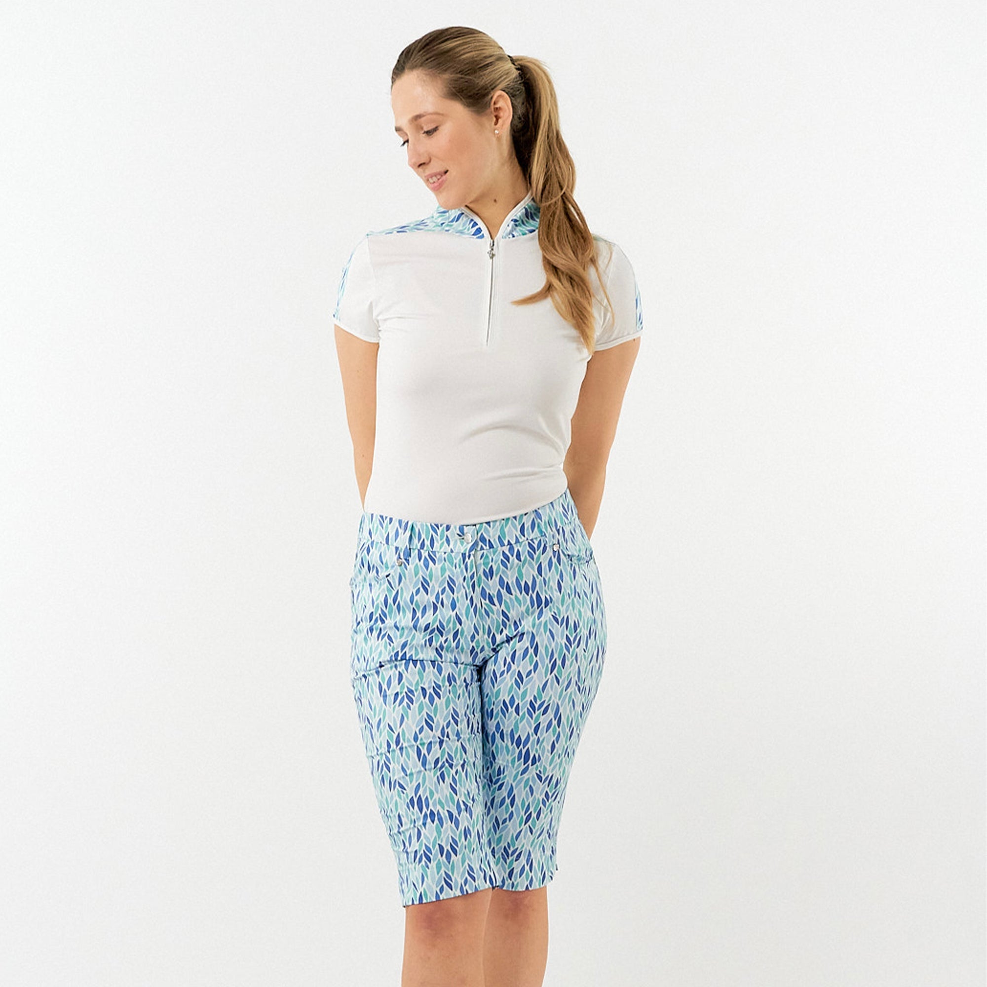 Pure Golf Allana Ladies Golf Polo Shirt Willow